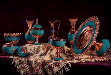 تصویر 2 از قیمت فیروزه کوبی مس + خرید باور نکردنی